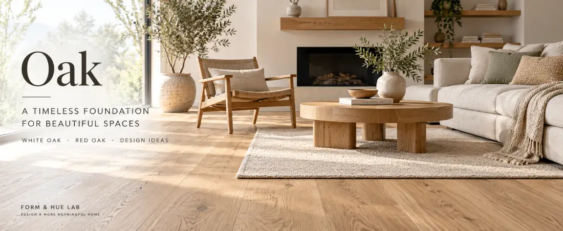 Oak: The Complete Guide to White Oak, Red Oak & Interior Design Uses